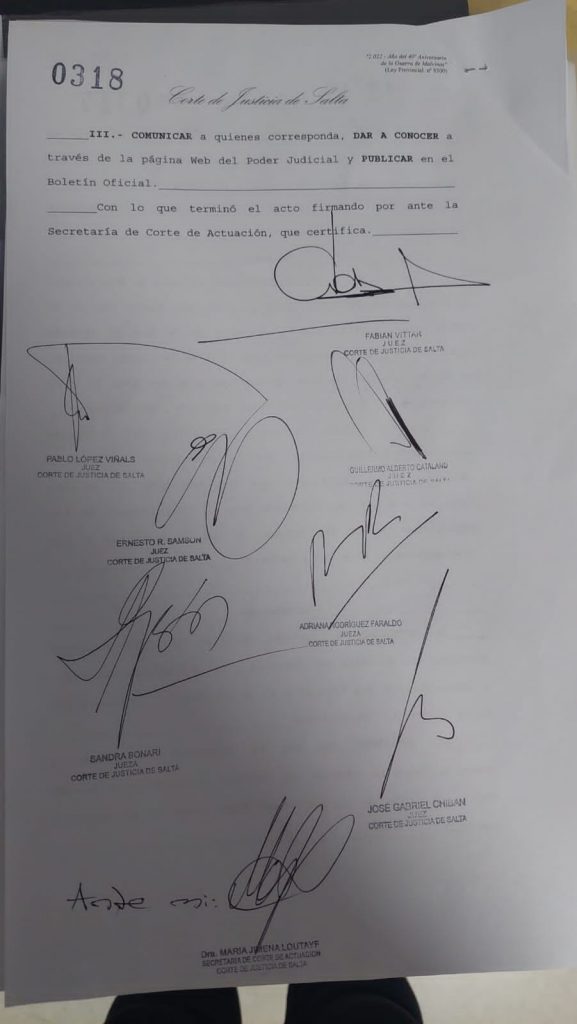 Imagen de la noticia «Declararon de interés judicial al Congreso del Secretariado»