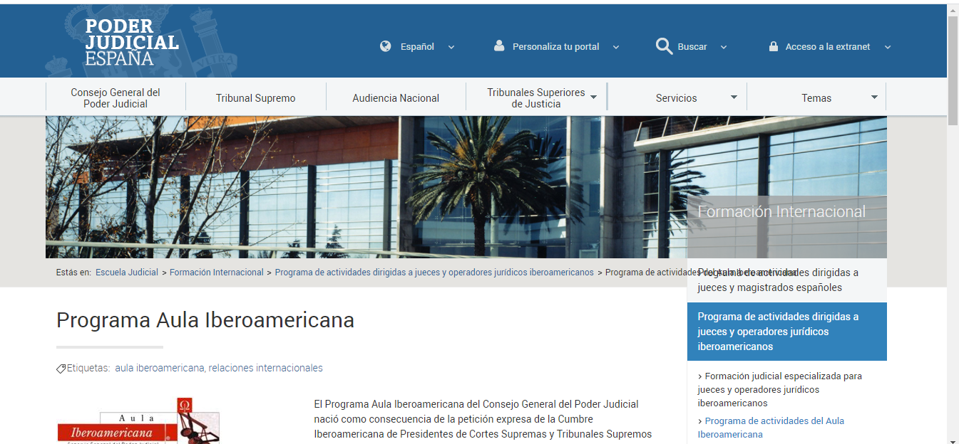 Cursos virtuales del Aula Iberoamericana 2021