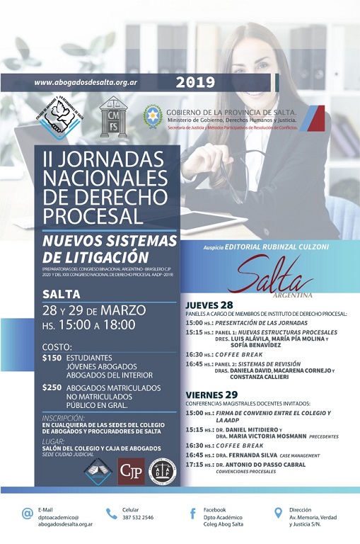 II Jornadas Nacionales de Derecho Procesal