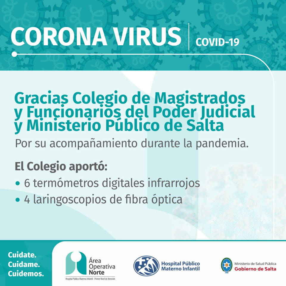 Imagen de la noticia «Coronavirus: el CMFS donó fondos y equipamiento a ocho hospitales de la provincia»