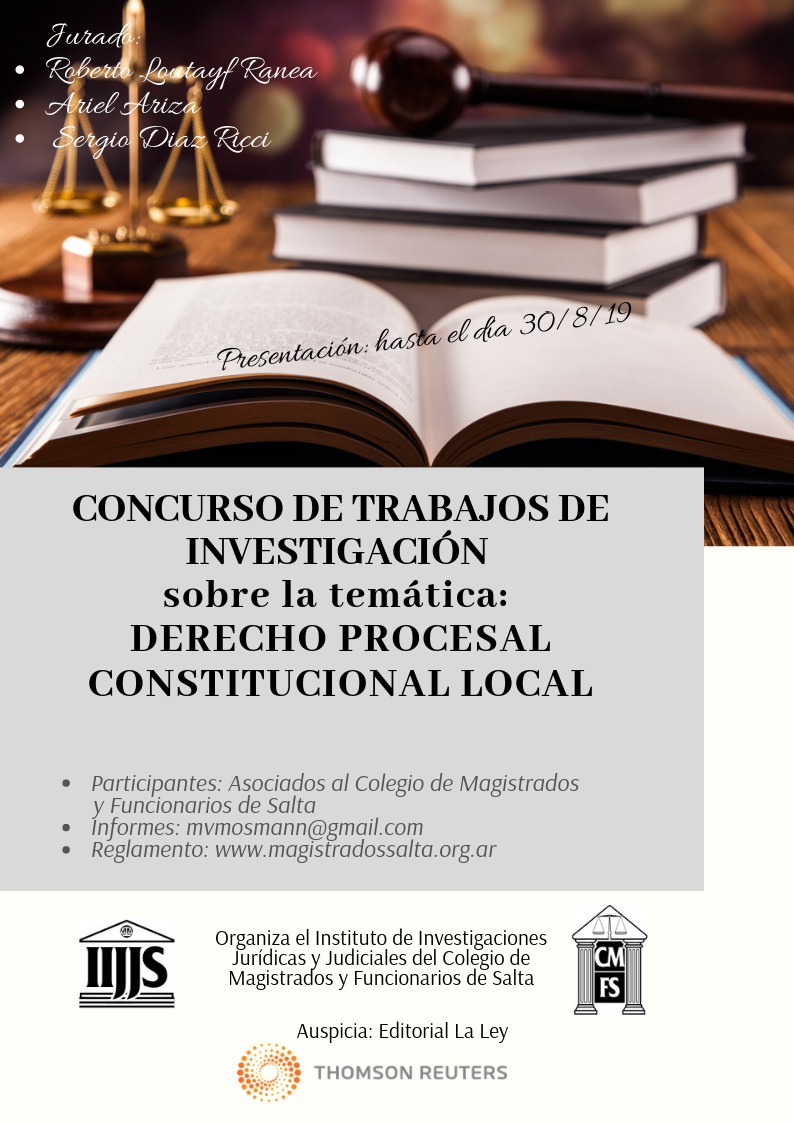 CONCURSO DE TRABAJOS DE INVESTIGACIÓN