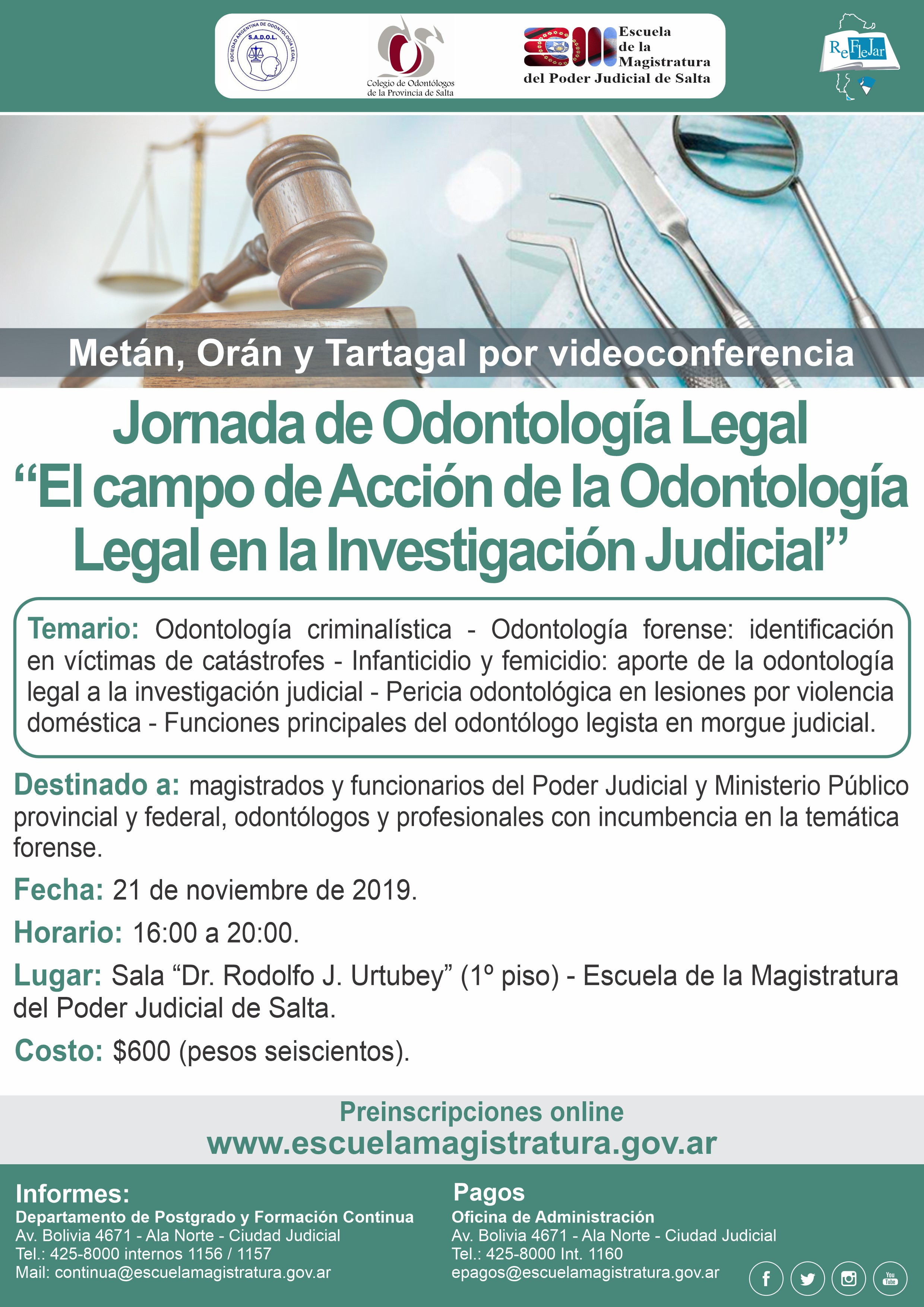 Jornada de Odontología Legal