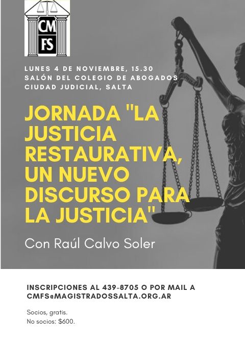 Imagen de la noticia «Jornada sobre justicia restaurativa»