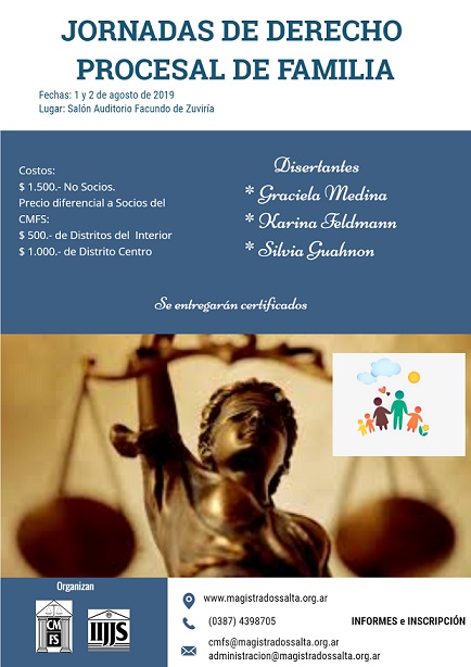 “JORNADAS DE DERECHO PROCESAL DE FAMILIA”