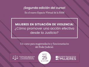 Imagen de la noticia «Segundo Curso Virtual Mujeres en Situación de Violencia 25/10/18»
