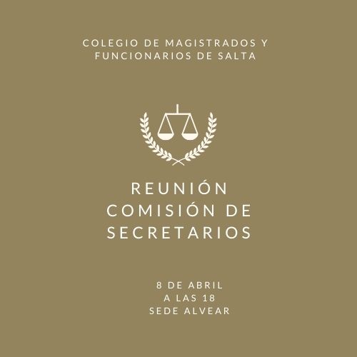Reunión de la Comisión de Secretarios